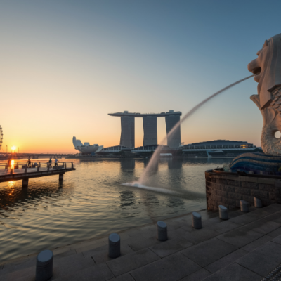 移民Singapore Immigration Merlion Statue